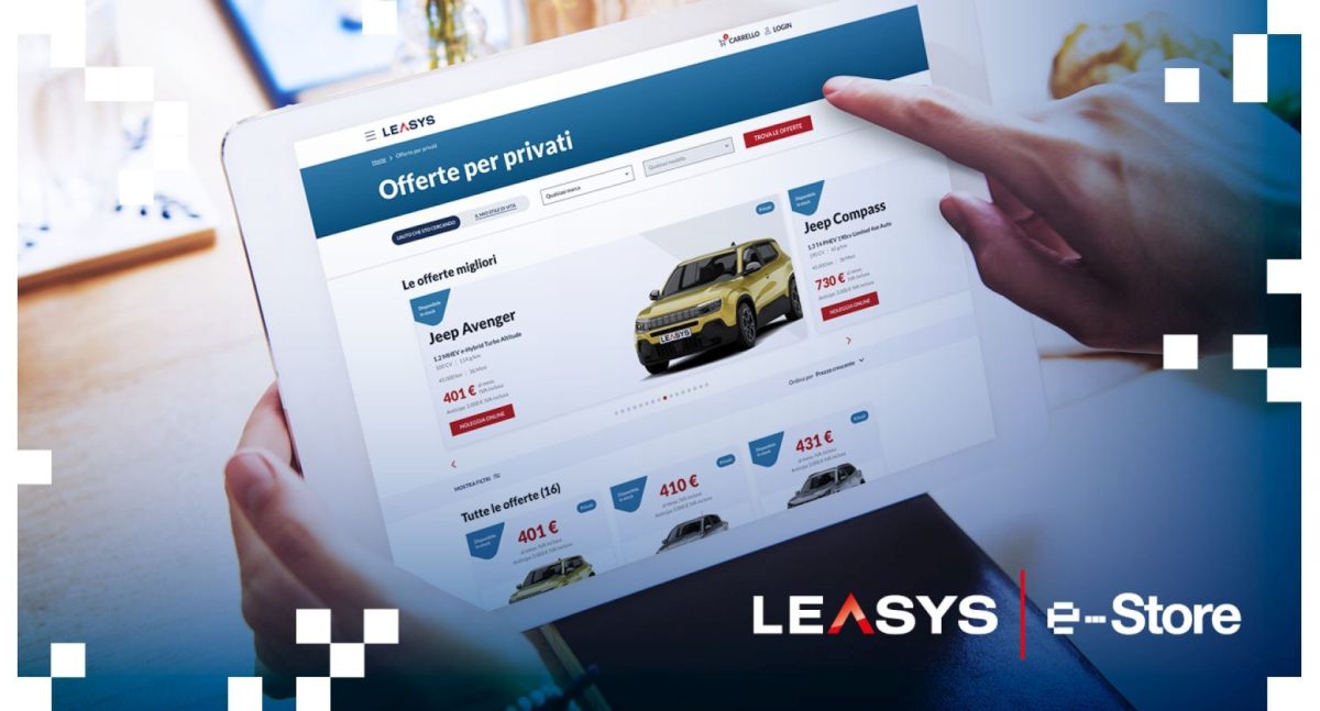 Leasys lancia Leasys e-Store, il nuovo marketplace digitale